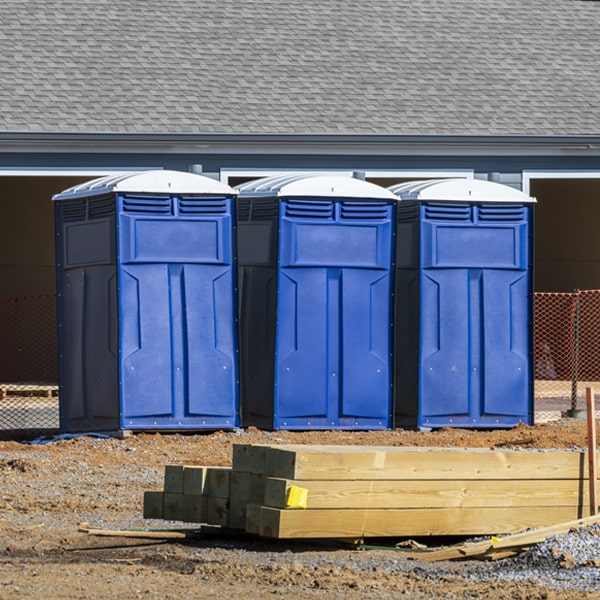 what is the maximum capacity for a single porta potty in Freeport